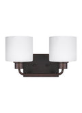 GENERATION LIGHTING, CANFIELD TWO LIGHT WALL / BATH, BATH VANITY LIGHT