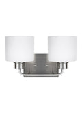 GENERATION LIGHTING, CANFIELD TWO LIGHT WALL / BATH, BATH VANITY LIGHT