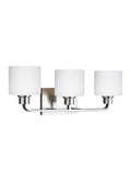 GENERATION LIGHTING, CANFIELD THREE LIGHT WALL / BATH, BATH VANITY LIGHT