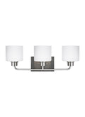 GENERATION LIGHTING, CANFIELD THREE LIGHT WALL / BATH, BATH VANITY LIGHT