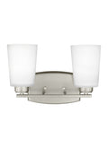 GENERATION LIGHTING, FRANPORT TWO LIGHT WALL / BATH, BATH VANITY LIGHT