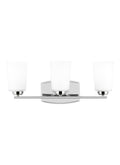 GENERATION LIGHTING, FRANPORT THREE LIGHT WALL / BATH, BATH VANITY LIGHT