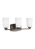 GENERATION LIGHTING, FRANPORT THREE LIGHT WALL / BATH, BATH VANITY LIGHT