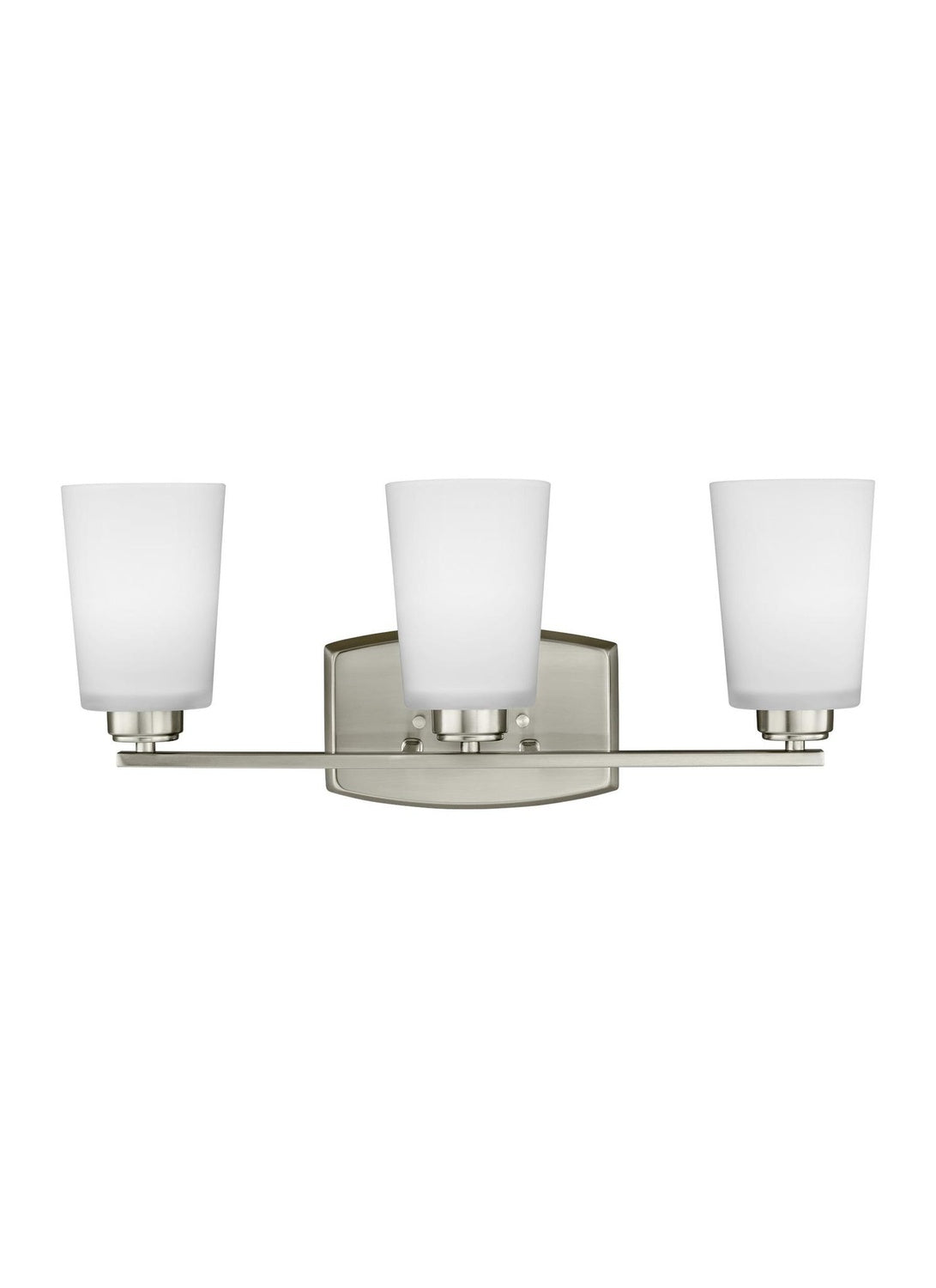 GENERATION LIGHTING, FRANPORT THREE LIGHT WALL / BATH, BATH VANITY LIGHT
