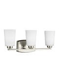 GENERATION LIGHTING, FRANPORT THREE LIGHT WALL / BATH, BATH VANITY LIGHT