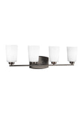 GENERATION LIGHTING, FRANPORT FOUR LIGHT WALL / BATH, BATH VANITY LIGHT