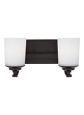 GENERATION LIGHTING, KEMAL TWO LIGHT WALL / BATH, BATH VANITY LIGHT