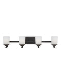 GENERATION LIGHTING, KEMAL FOUR LIGHT WALL / BATH, BATH VANITY LIGHT