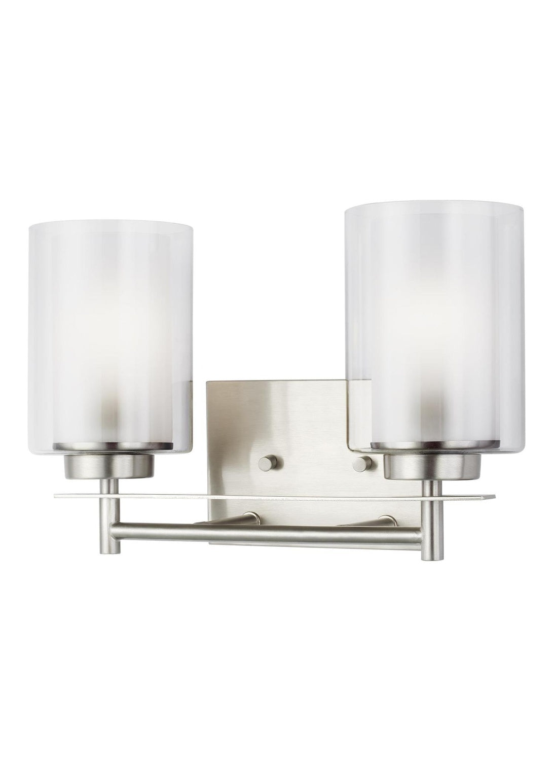 GENERATION LIGHTING, ELMWOOD PARK TWO LIGHT BATH, BATH VANITY LIGHT