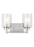 GENERATION LIGHTING, ELMWOOD PARK TWO LIGHT BATH, BATH VANITY LIGHT