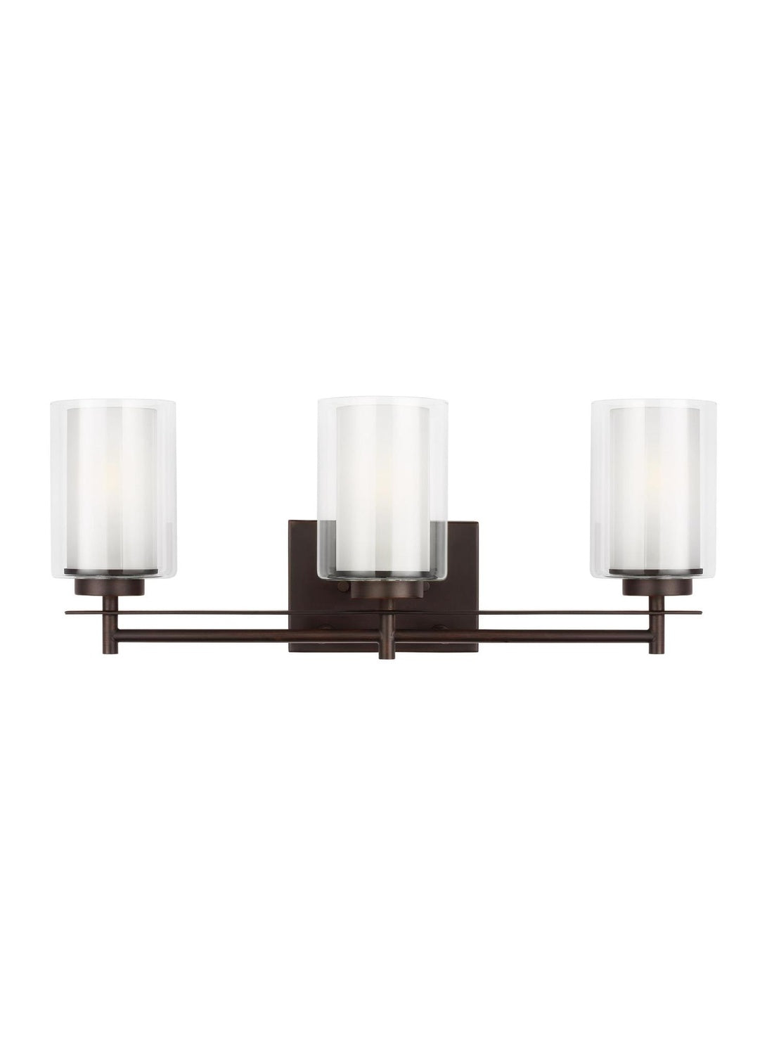 GENERATION LIGHTING, ELMWOOD PARK THREE LIGHT WALL / BATH, BATH VANITY LIGHT