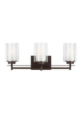 GENERATION LIGHTING, ELMWOOD PARK THREE LIGHT WALL / BATH, BATH VANITY LIGHT