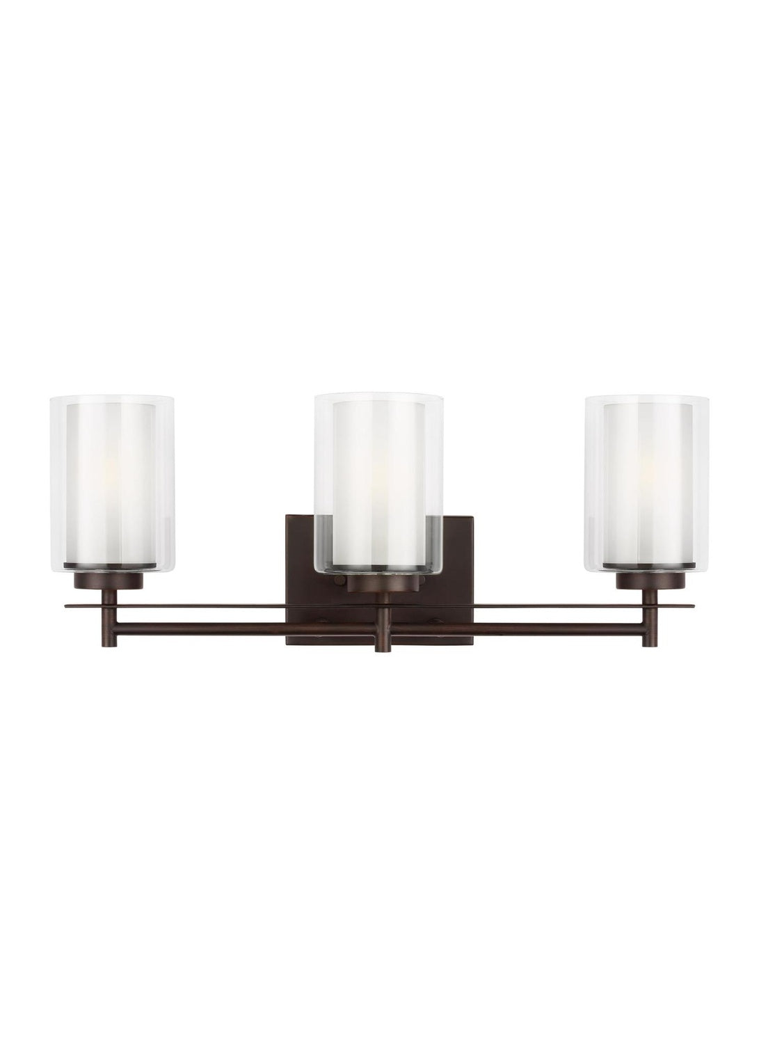GENERATION LIGHTING, ELMWOOD PARK THREE LIGHT WALL / BATH, BATH VANITY LIGHT