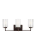GENERATION LIGHTING, ELMWOOD PARK THREE LIGHT WALL / BATH, BATH VANITY LIGHT
