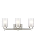 GENERATION LIGHTING, ELMWOOD PARK THREE LIGHT BATH, BATH VANITY LIGHT