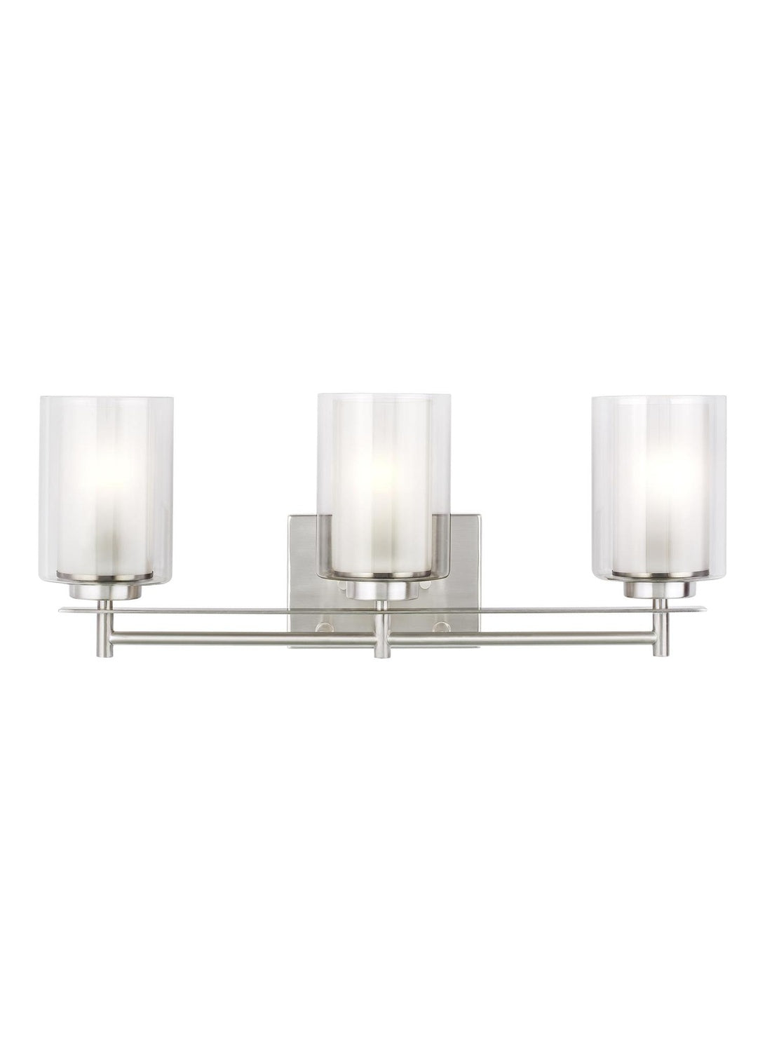 GENERATION LIGHTING, ELMWOOD PARK THREE LIGHT BATH, BATH VANITY LIGHT