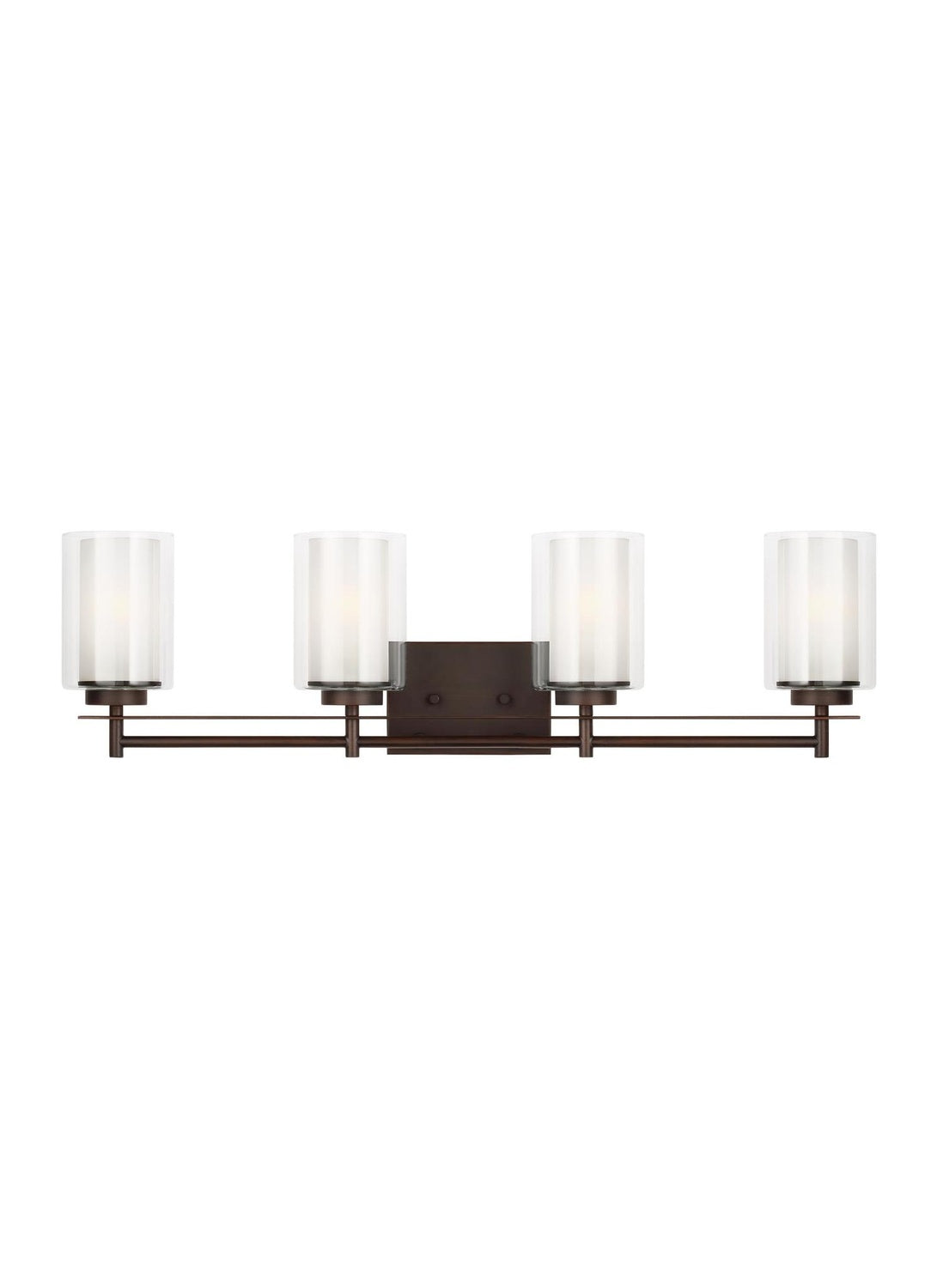 GENERATION LIGHTING, ELMWOOD PARK FOUR LIGHT WALL / BATH, BATH VANITY LIGHT