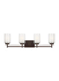 GENERATION LIGHTING, ELMWOOD PARK FOUR LIGHT WALL / BATH, BATH VANITY LIGHT