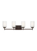 GENERATION LIGHTING, ELMWOOD PARK FOUR LIGHT WALL / BATH, BATH VANITY LIGHT