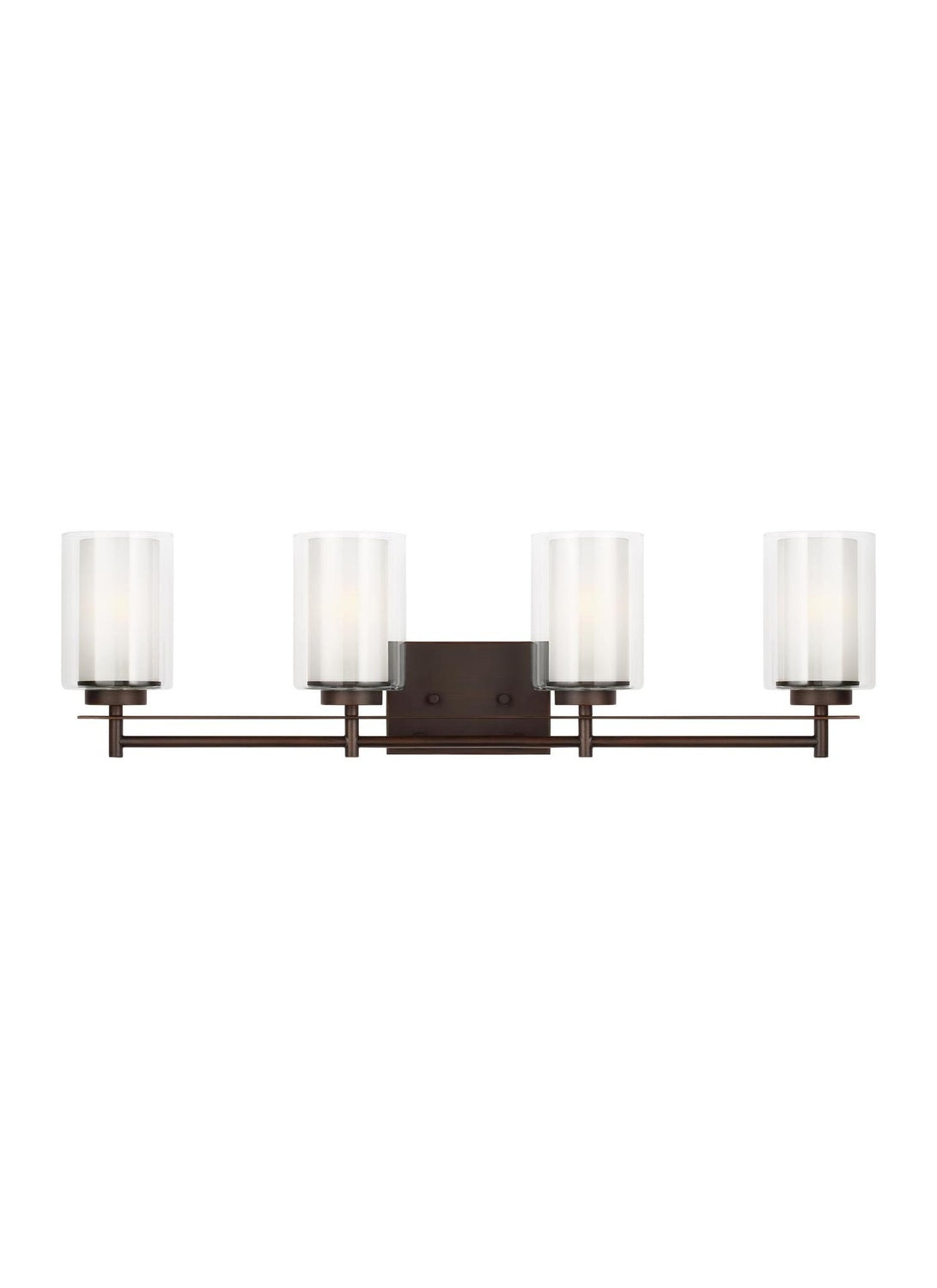 GENERATION LIGHTING, ELMWOOD PARK FOUR LIGHT WALL / BATH, BATH VANITY LIGHT