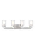GENERATION LIGHTING, ELMWOOD PARK FOUR LIGHT BATH, BATH VANITY LIGHT