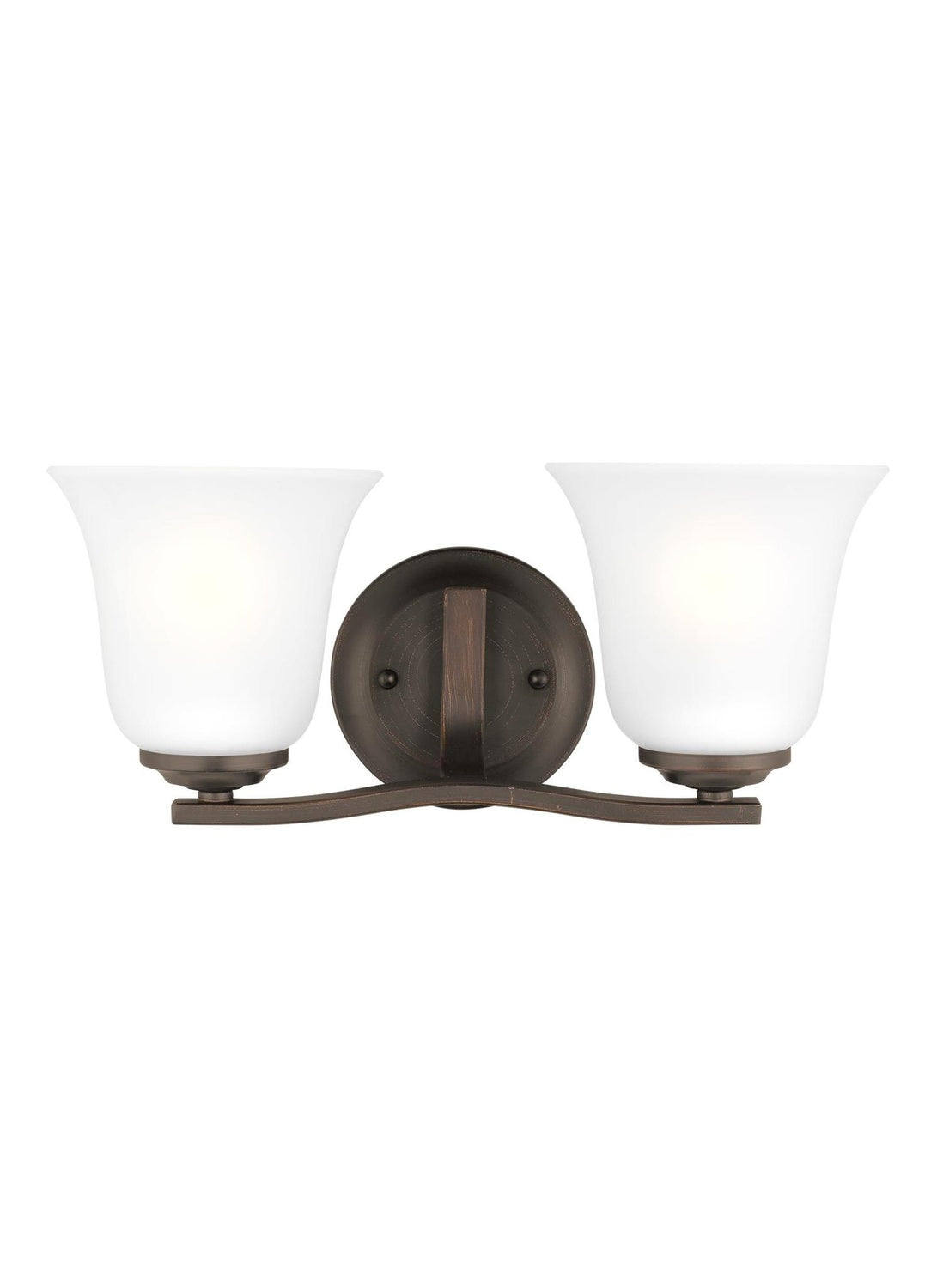 GENERATION LIGHTING, EMMONS TWO LIGHT WALL / BATH, BATH VANITY LIGHT