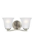 GENERATION LIGHTING, EMMONS TWO LIGHT WALL / BATH, BATH VANITY LIGHT