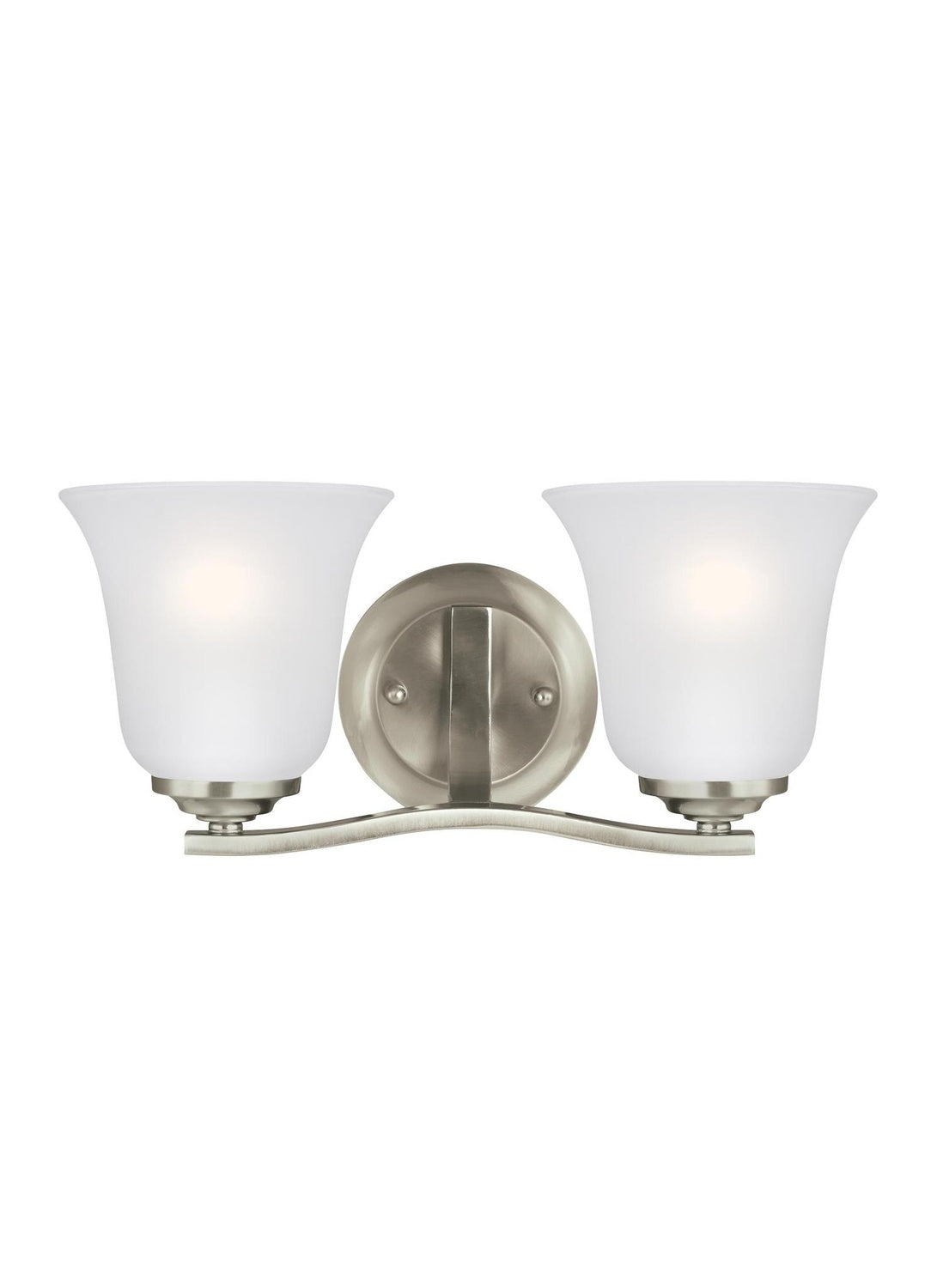 GENERATION LIGHTING, EMMONS TWO LIGHT WALL / BATH, BATH VANITY LIGHT