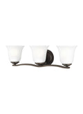 GENERATION LIGHTING, EMMONS THREE LIGHT WALL / BATH, BATH VANITY LIGHT