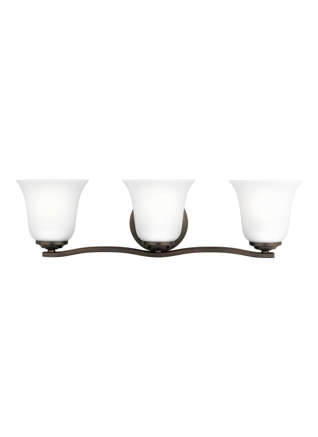 GENERATION LIGHTING, EMMONS THREE LIGHT WALL / BATH, BATH VANITY LIGHT