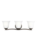 GENERATION LIGHTING, EMMONS THREE LIGHT WALL / BATH, BATH VANITY LIGHT