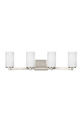 GENERATION LIGHTING, HETTINGER FOUR LIGHT WALL / BATH, BATH VANITY LIGHT