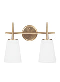 GENERATION LIGHTING, DRISCOLL TWO LIGHT WALL / BATH, BATH VANITY LIGHT