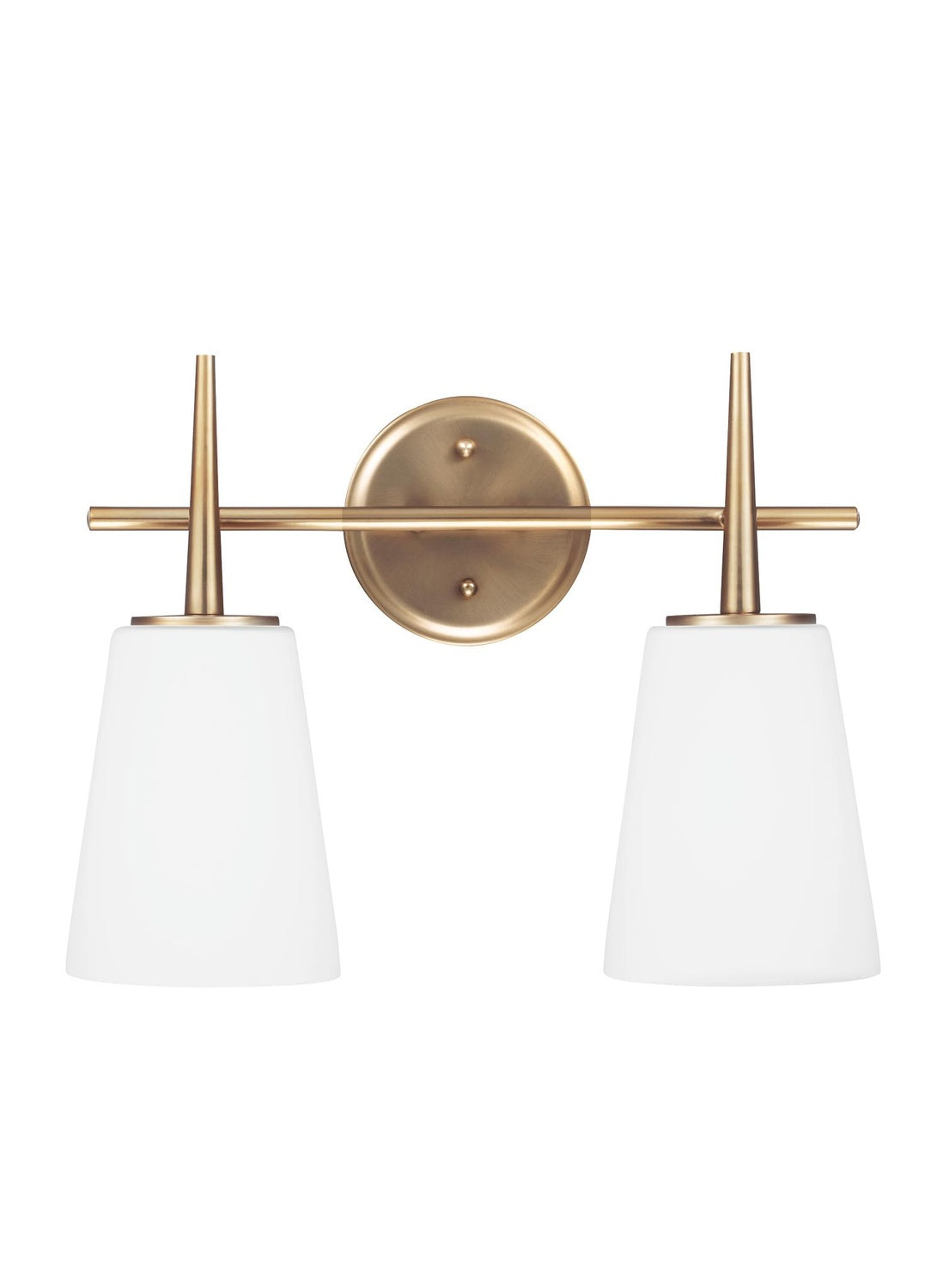 GENERATION LIGHTING, DRISCOLL TWO LIGHT WALL / BATH, BATH VANITY LIGHT