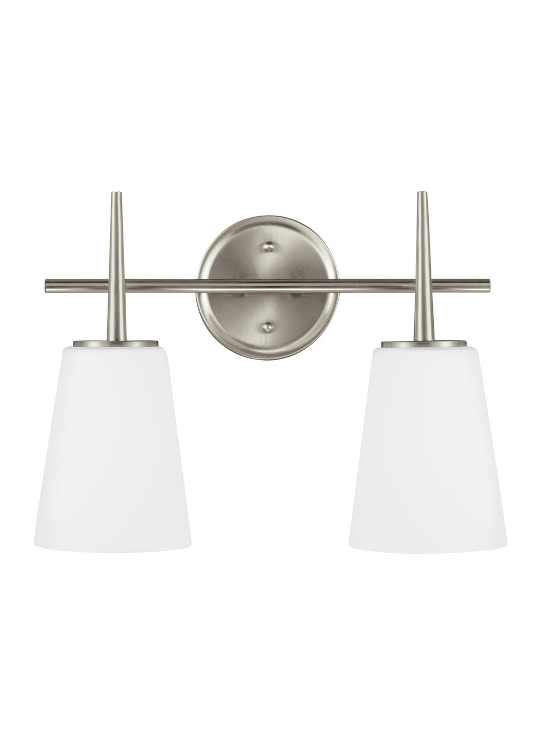 GENERATION LIGHTING, DRISCOLL TWO LIGHT WALL / BATH, BATH VANITY LIGHT