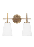 GENERATION LIGHTING, DRISCOLL TWO LIGHT WALL / BATH, BATH VANITY LIGHT