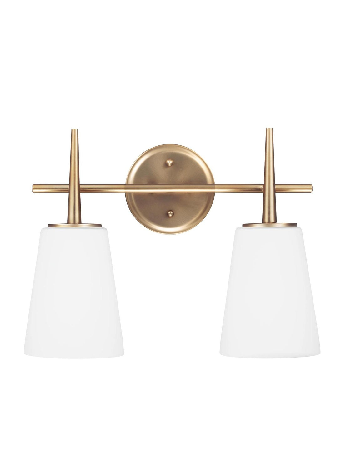 GENERATION LIGHTING, DRISCOLL TWO LIGHT WALL / BATH, BATH VANITY LIGHT