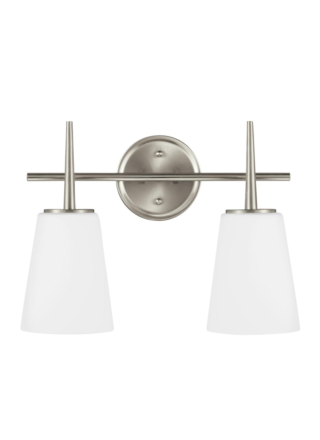 GENERATION LIGHTING, DRISCOLL TWO LIGHT WALL / BATH, BATH VANITY LIGHT