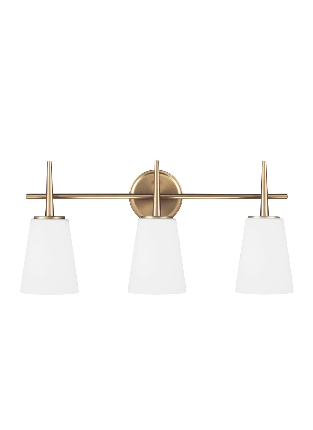 GENERATION LIGHTING, DRISCOLL THREE LIGHT WALL / BATH, BATH VANITY LIGHT