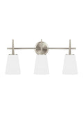 GENERATION LIGHTING, DRISCOLL THREE LIGHT WALL / BATH, BATH VANITY LIGHT