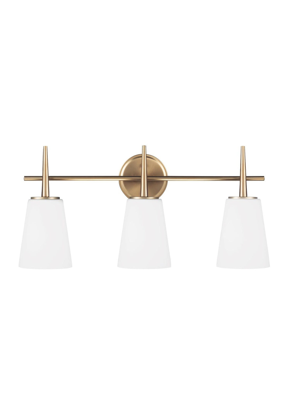 GENERATION LIGHTING, DRISCOLL THREE LIGHT WALL / BATH, BATH VANITY LIGHT