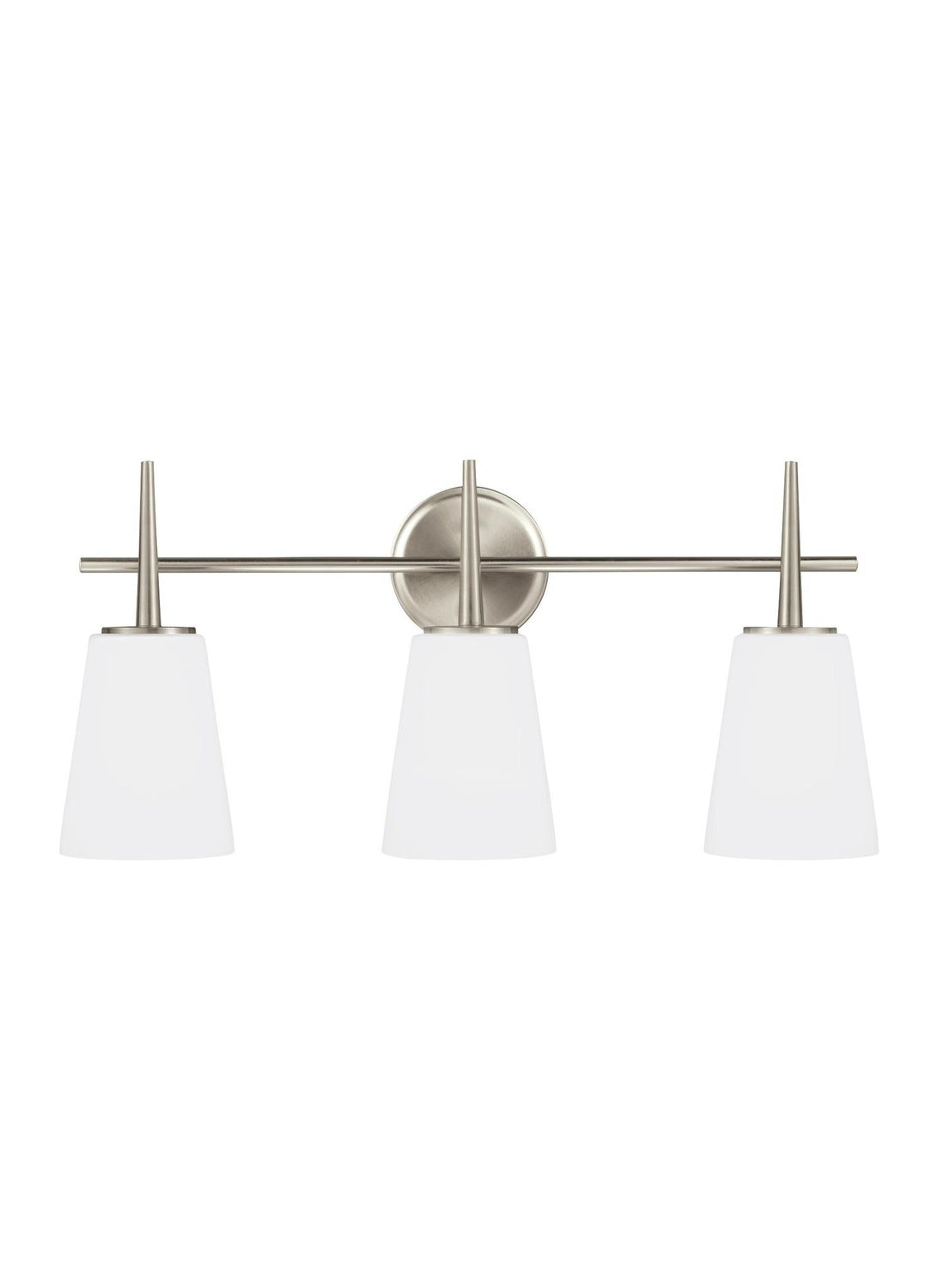 GENERATION LIGHTING, DRISCOLL THREE LIGHT WALL / BATH, BATH VANITY LIGHT