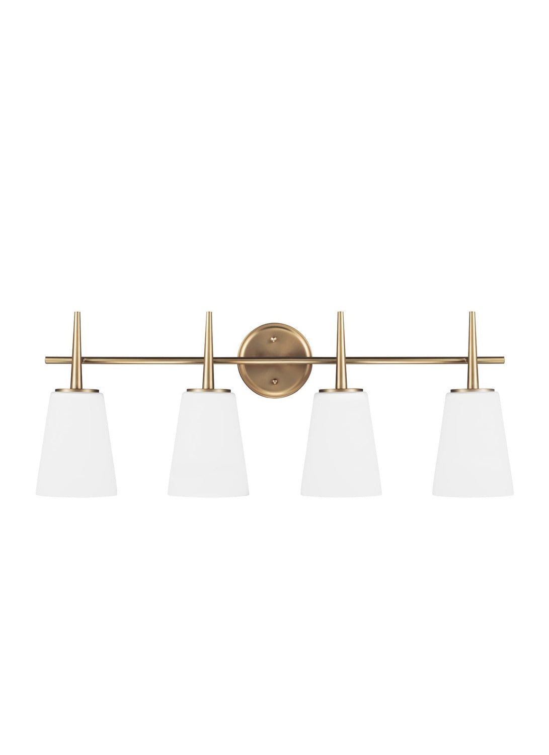 GENERATION LIGHTING, DRISCOLL FOUR LIGHT WALL / BATH, BATH VANITY LIGHT