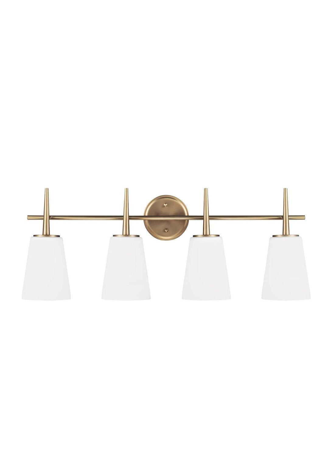 GENERATION LIGHTING, DRISCOLL FOUR LIGHT WALL / BATH, BATH VANITY LIGHT