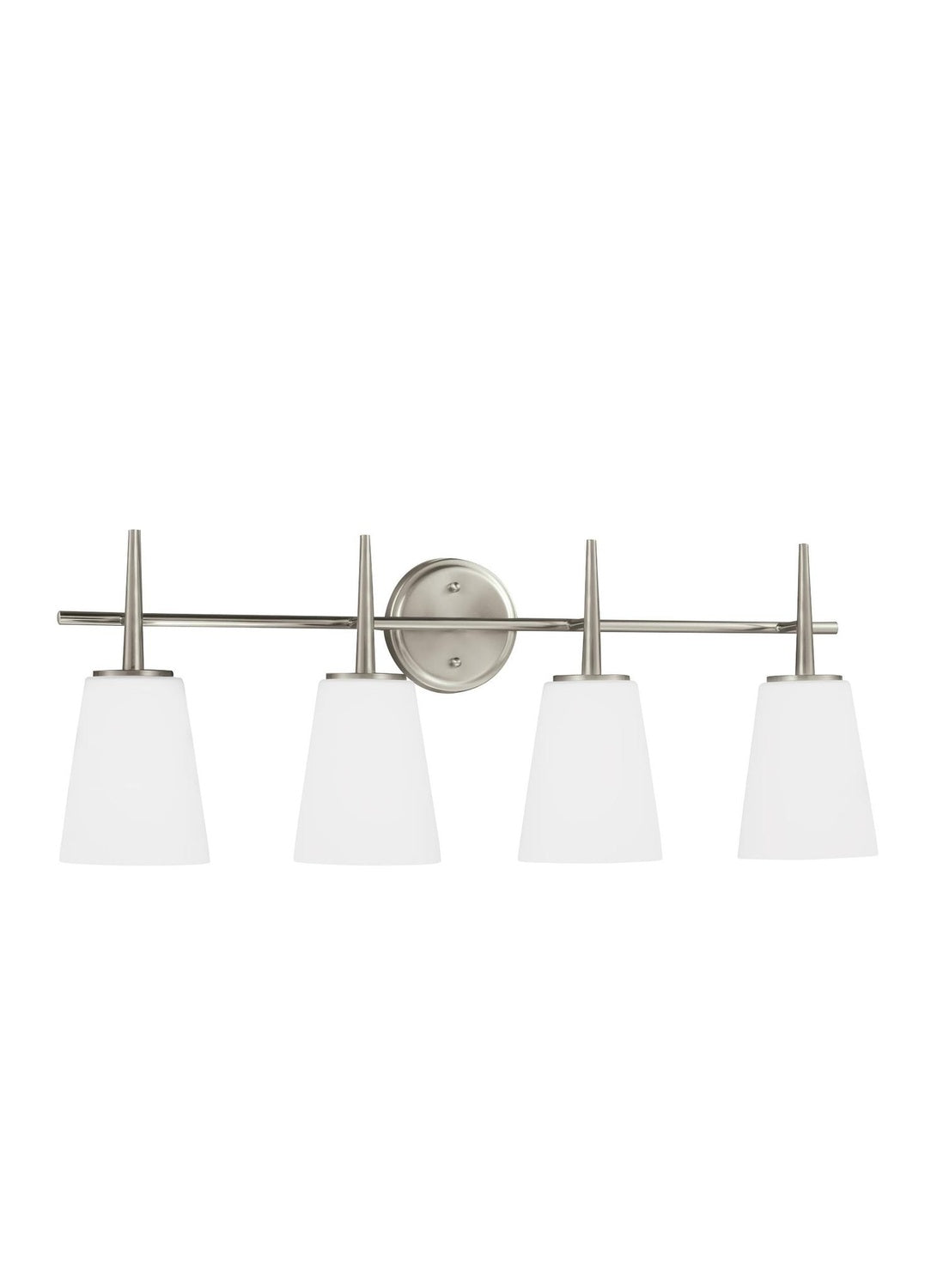 GENERATION LIGHTING, DRISCOLL FOUR LIGHT WALL / BATH, BATH VANITY LIGHT
