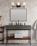 VISUAL COMFORT & CO., OAK MOORE THREE LIGHT WALL / BATH, BATH VANITY LIGHT