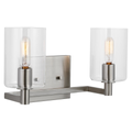VISUAL COMFORT STUDIO, FULLTON TWO LIGHT WALL / BATH, BATH VANITY LIGHT