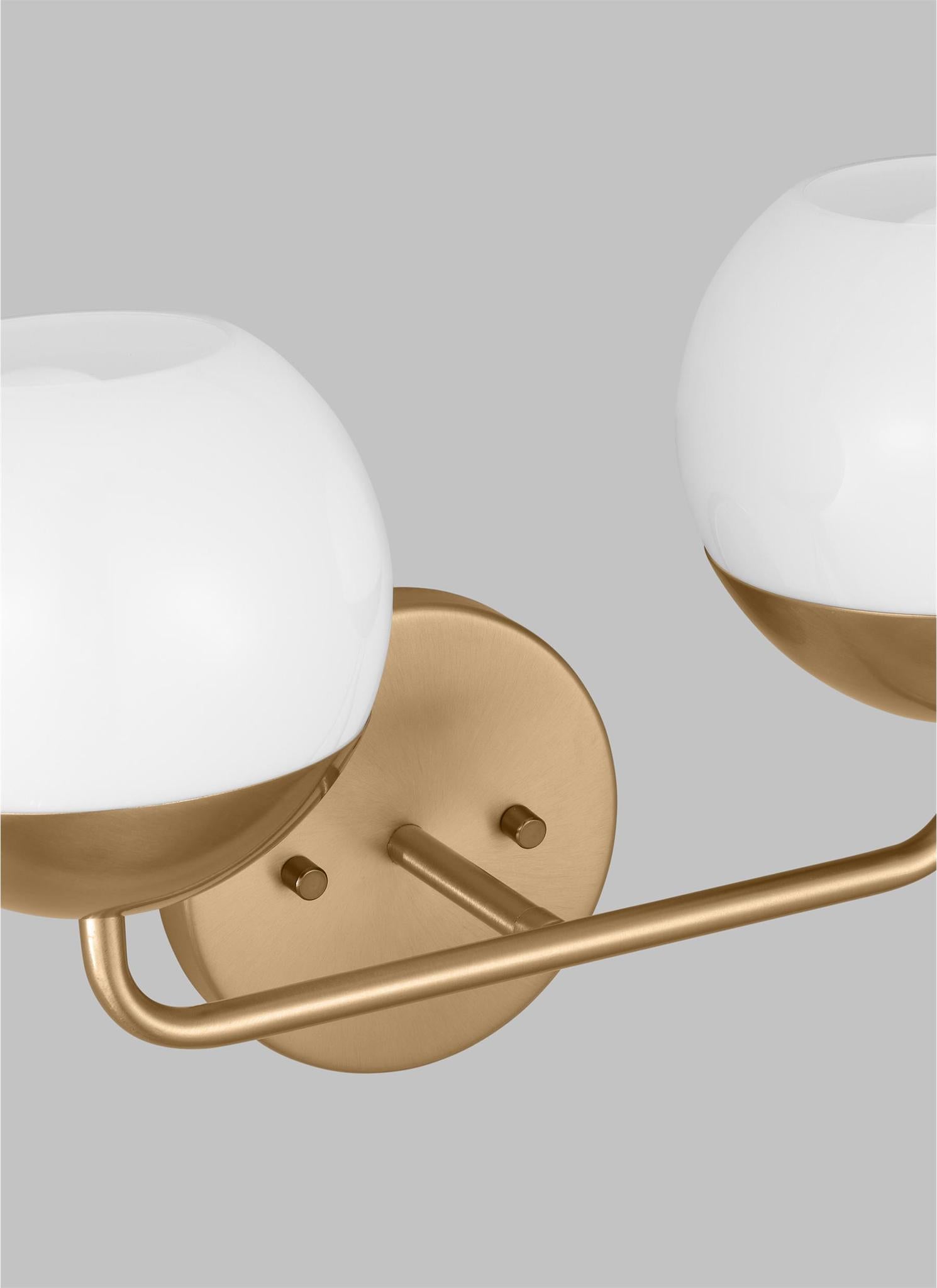 VISUAL COMFORT STUDIO, ALVIN TWO LIGHT WALL / BATH, BATH VANITY LIGHT