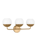 VISUAL COMFORT STUDIO, ALVIN THREE LIGHT WALL / BATH, BATH VANITY LIGHT