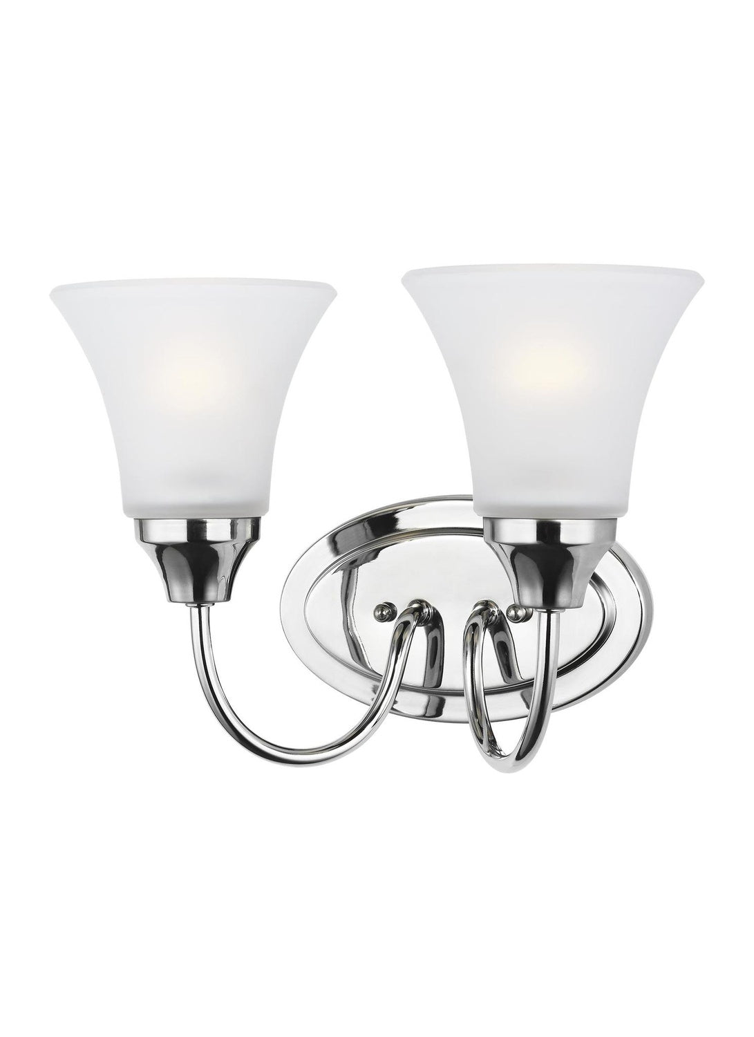 GENERATION LIGHTING, HOLMAN TWO LIGHT WALL / BATH, BATH VANITY LIGHT
